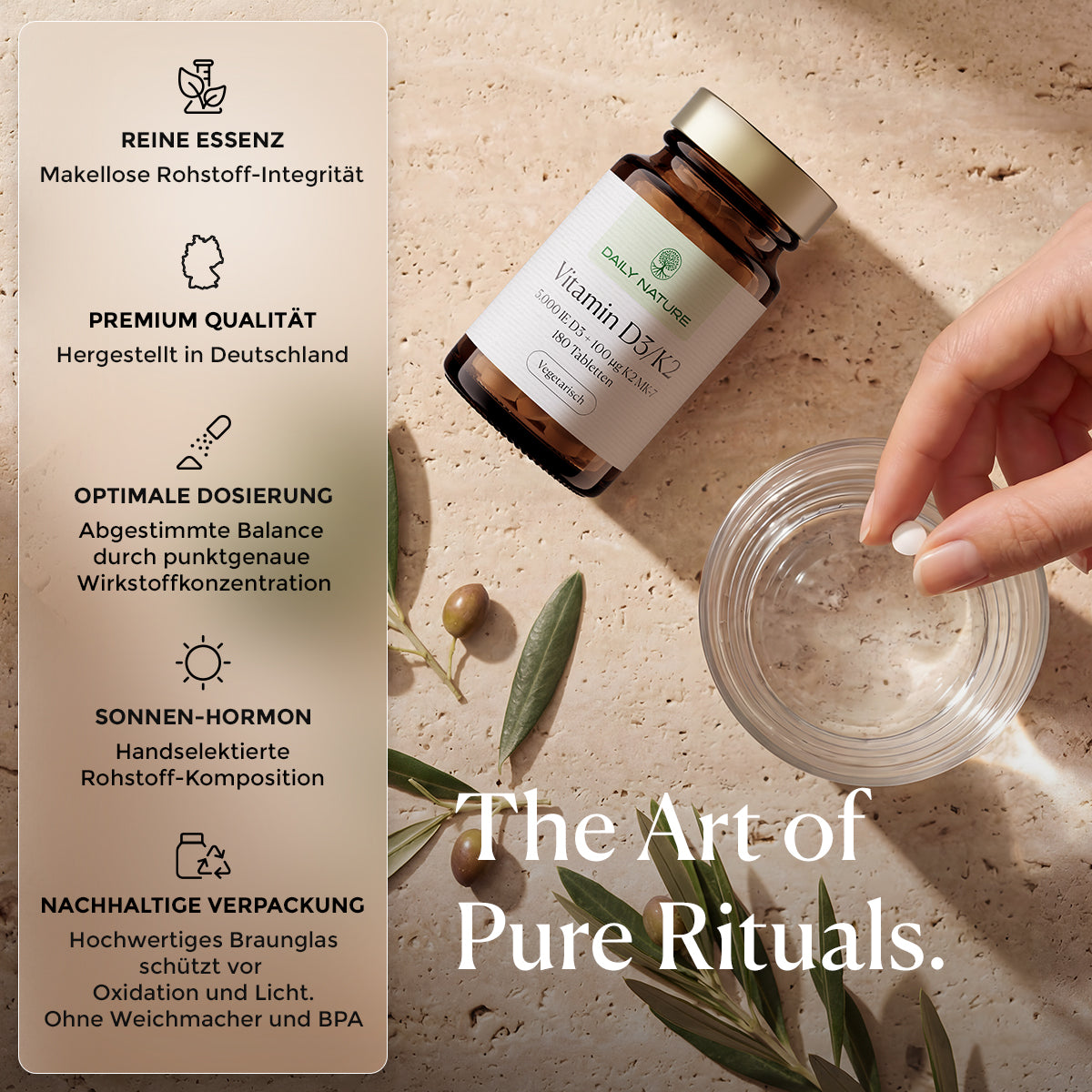 DAILY NATURE D3K2 Tabletten