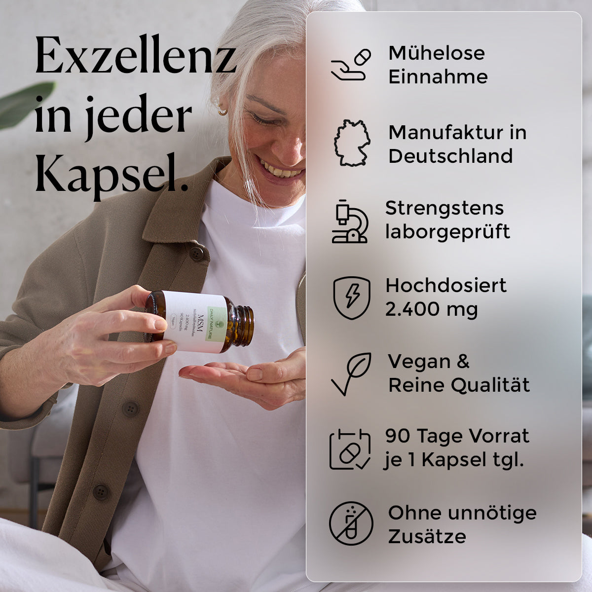 DAILY NATURE MSM Kapseln