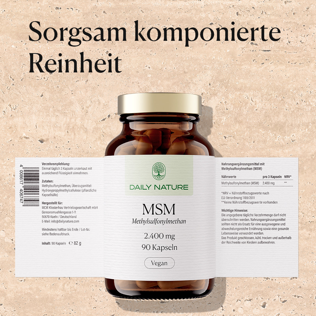 DAILY NATURE MSM Kapseln