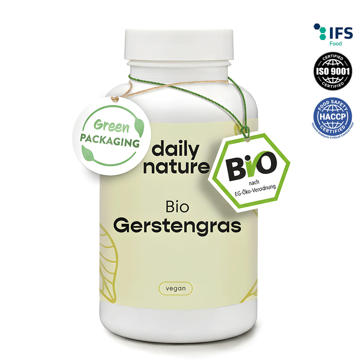 dailynature Bio Gerstengras Kapseln