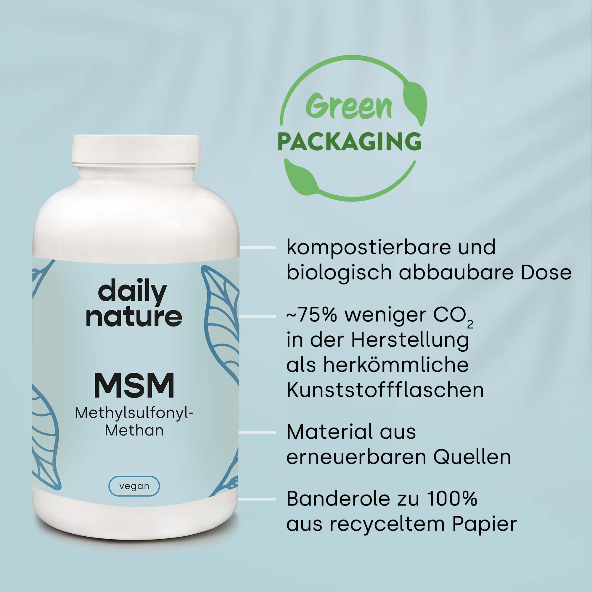 Dailynature Produktabbildung MSM 3