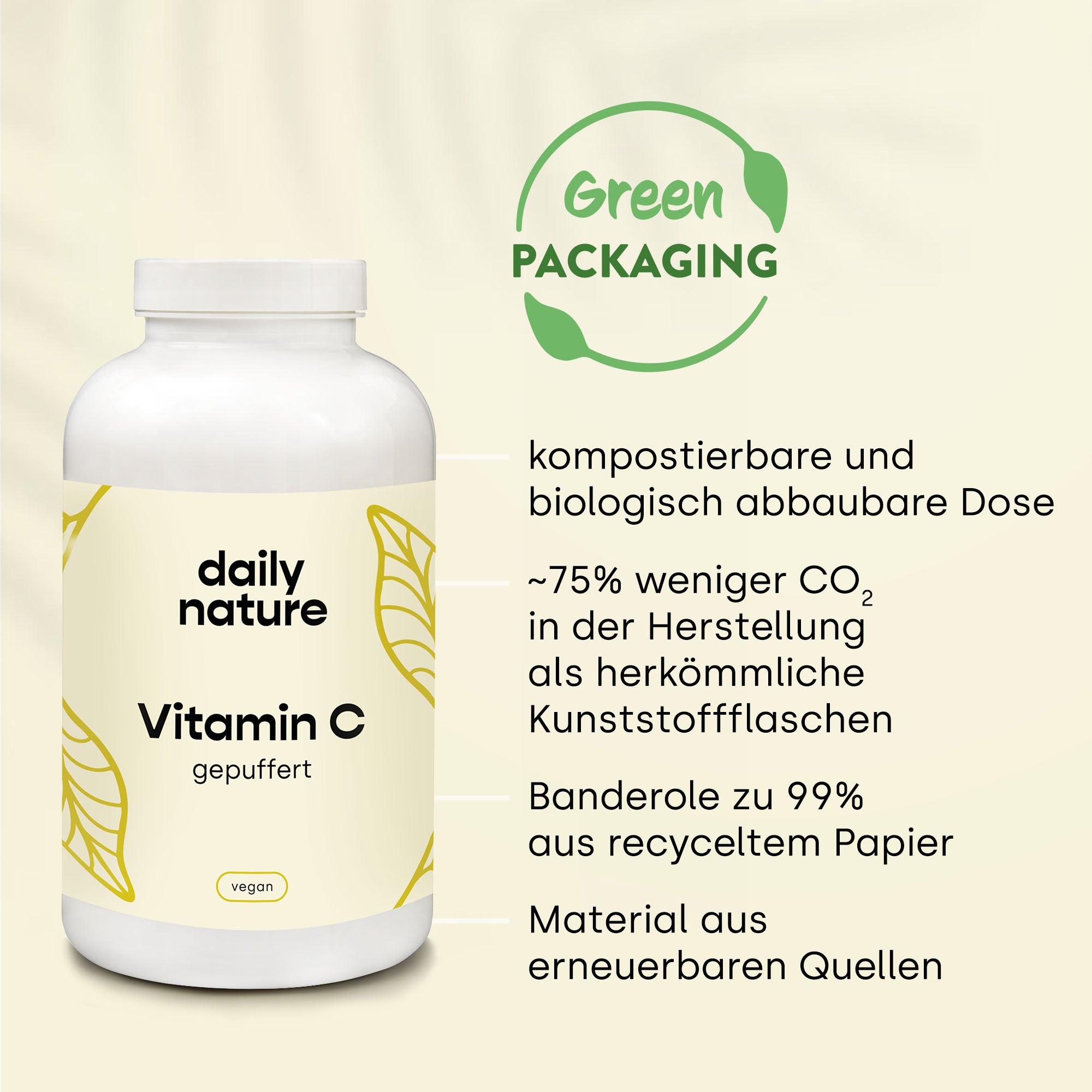 Dailynature Produktabbildung Vitamin C 3