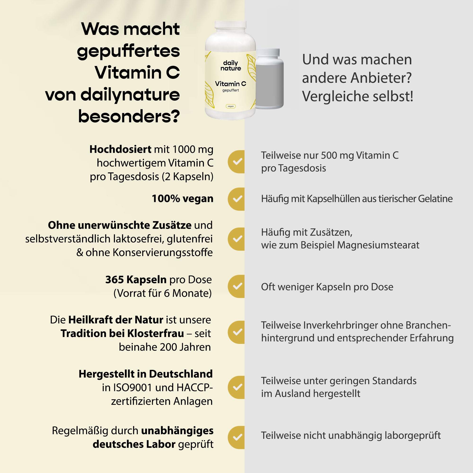 Dailynature Produktabbildung Vitamin C 5