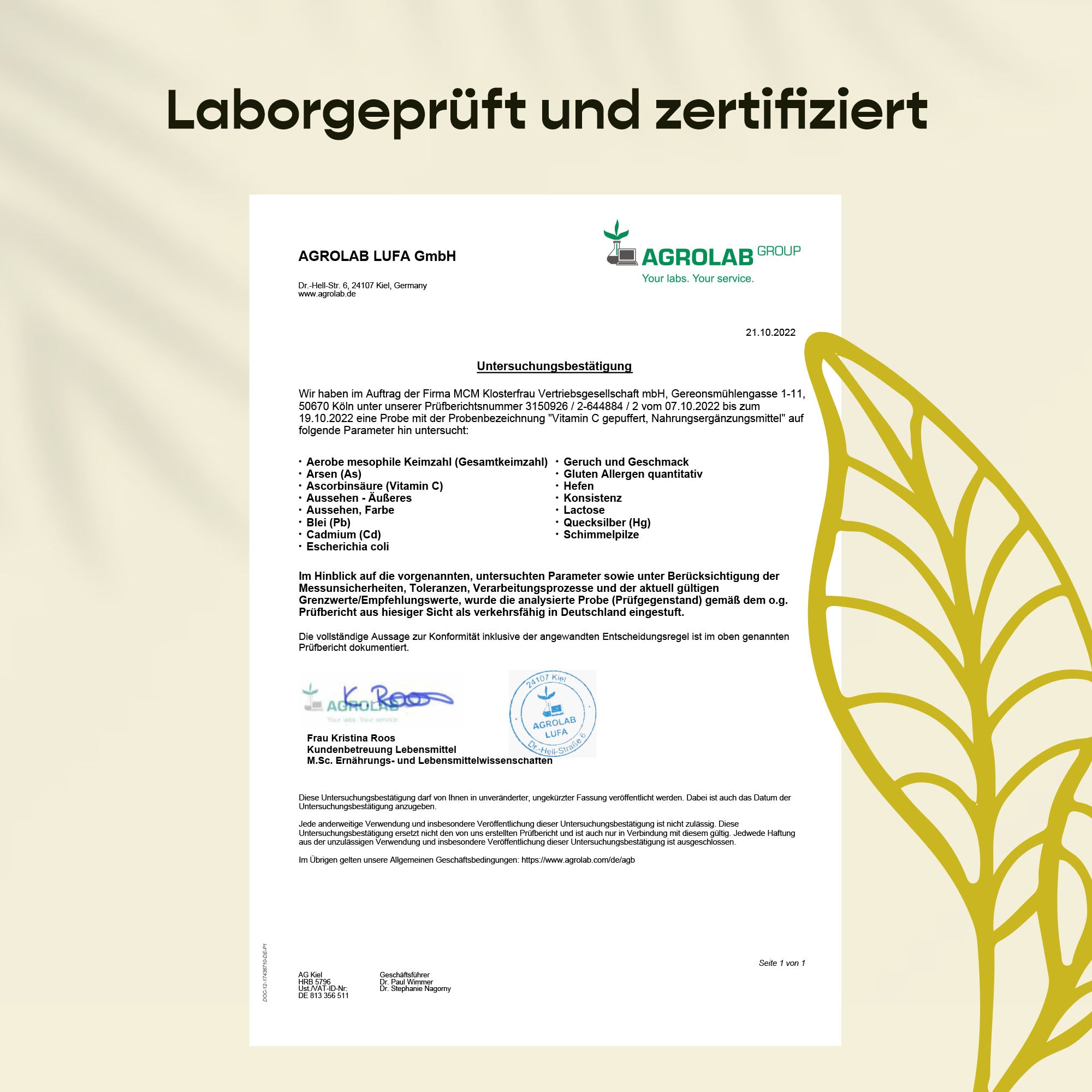 Dailynature Produktabbildung Vitamin C 8