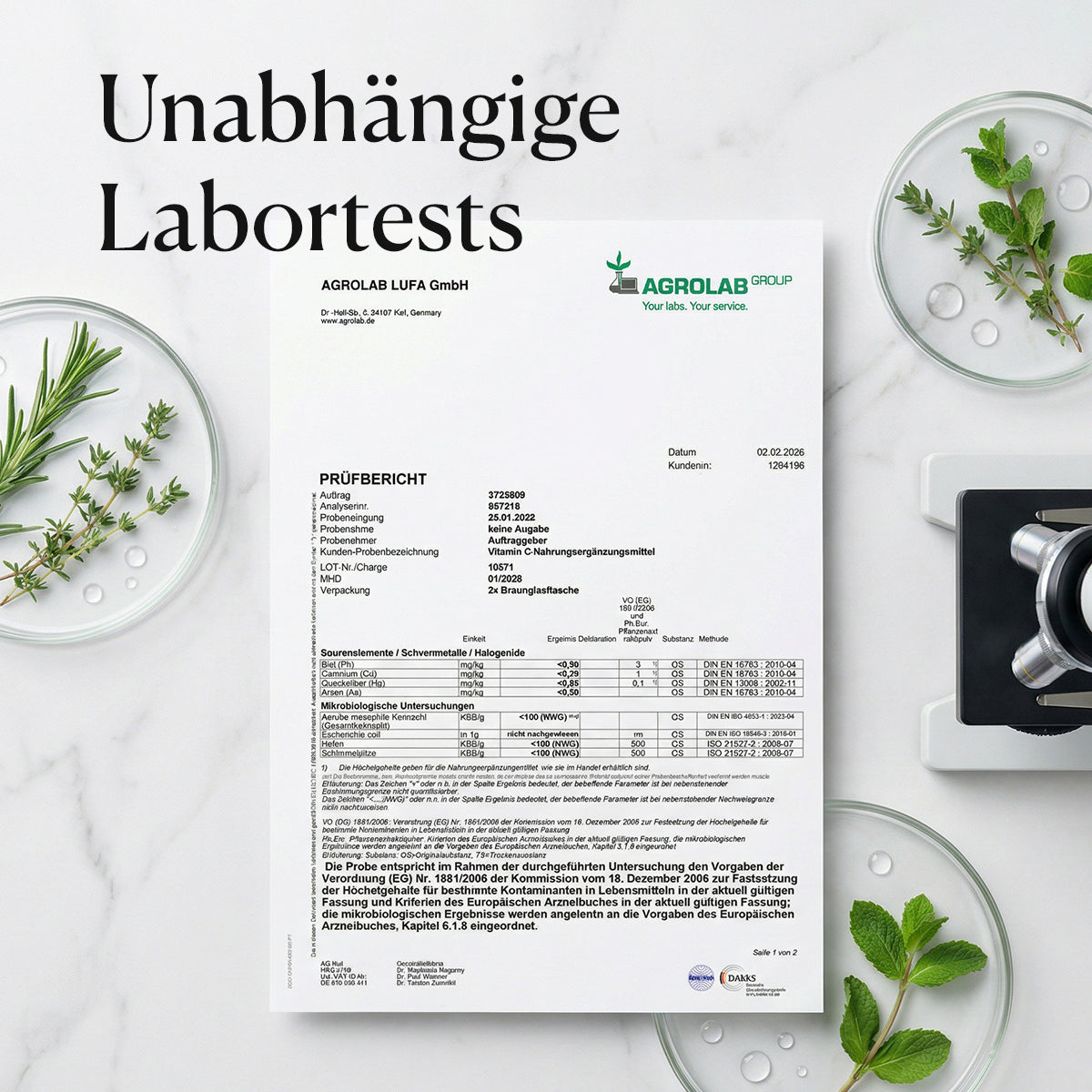 DAILY NATURE Gepufferte Vitamin C Kapseln