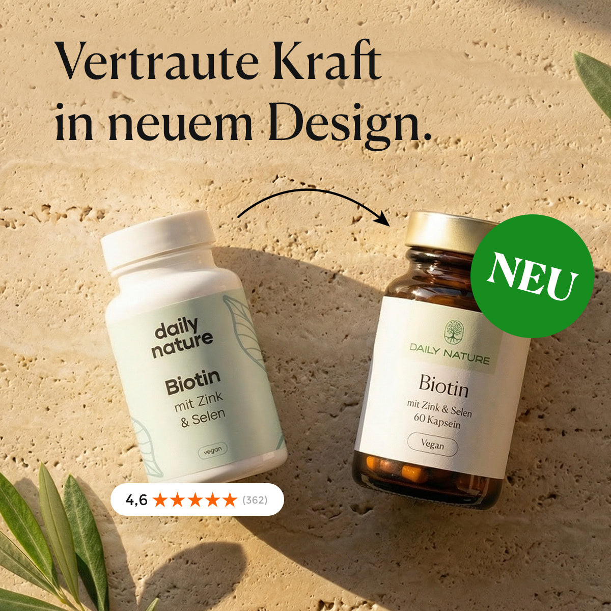 DAILY NATURE Biotin Zink+Selen Kapseln