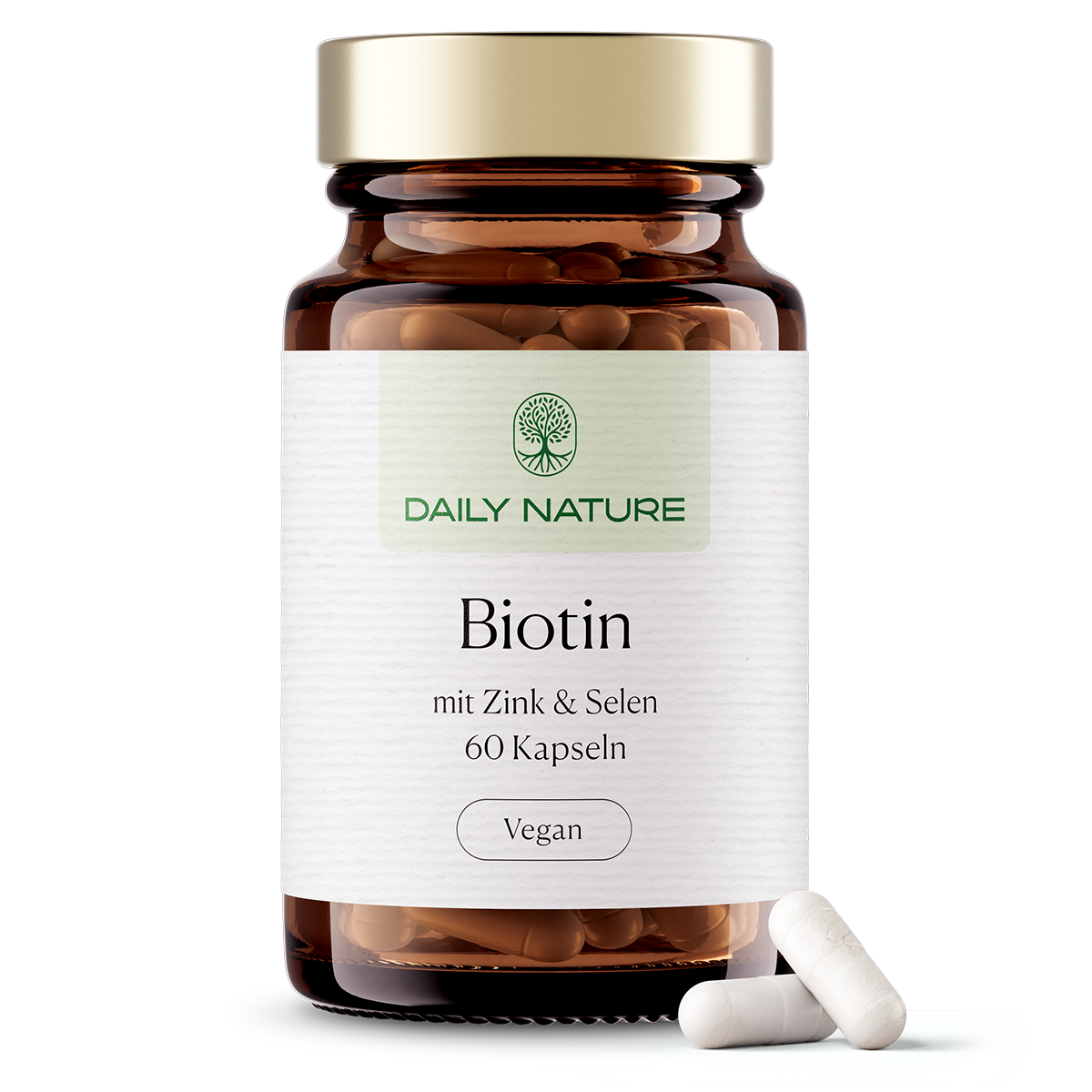 DAILY NATURE Biotin Zink+Selen Kapseln