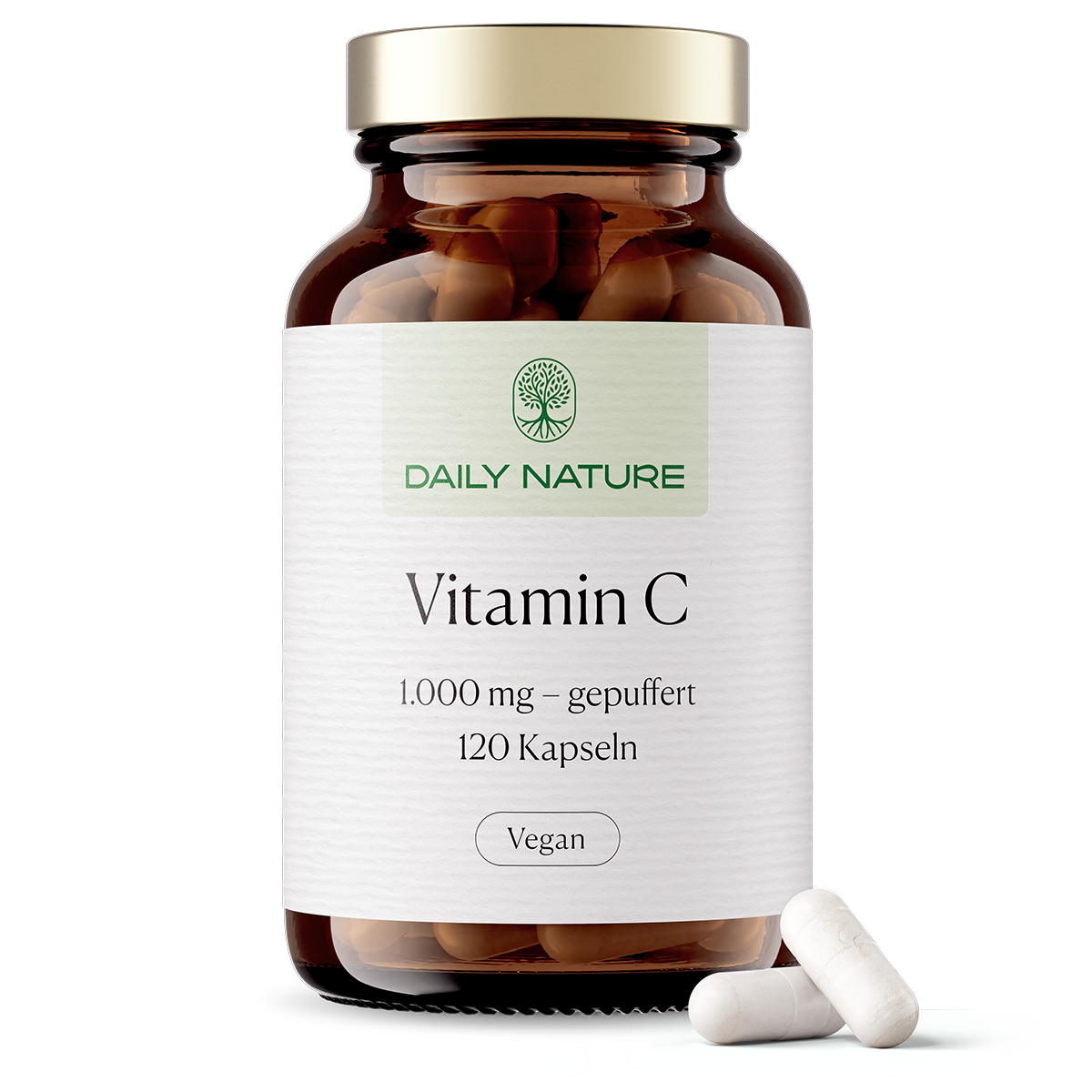 DAILY NATURE Gepufferte Vitamin C Kapseln