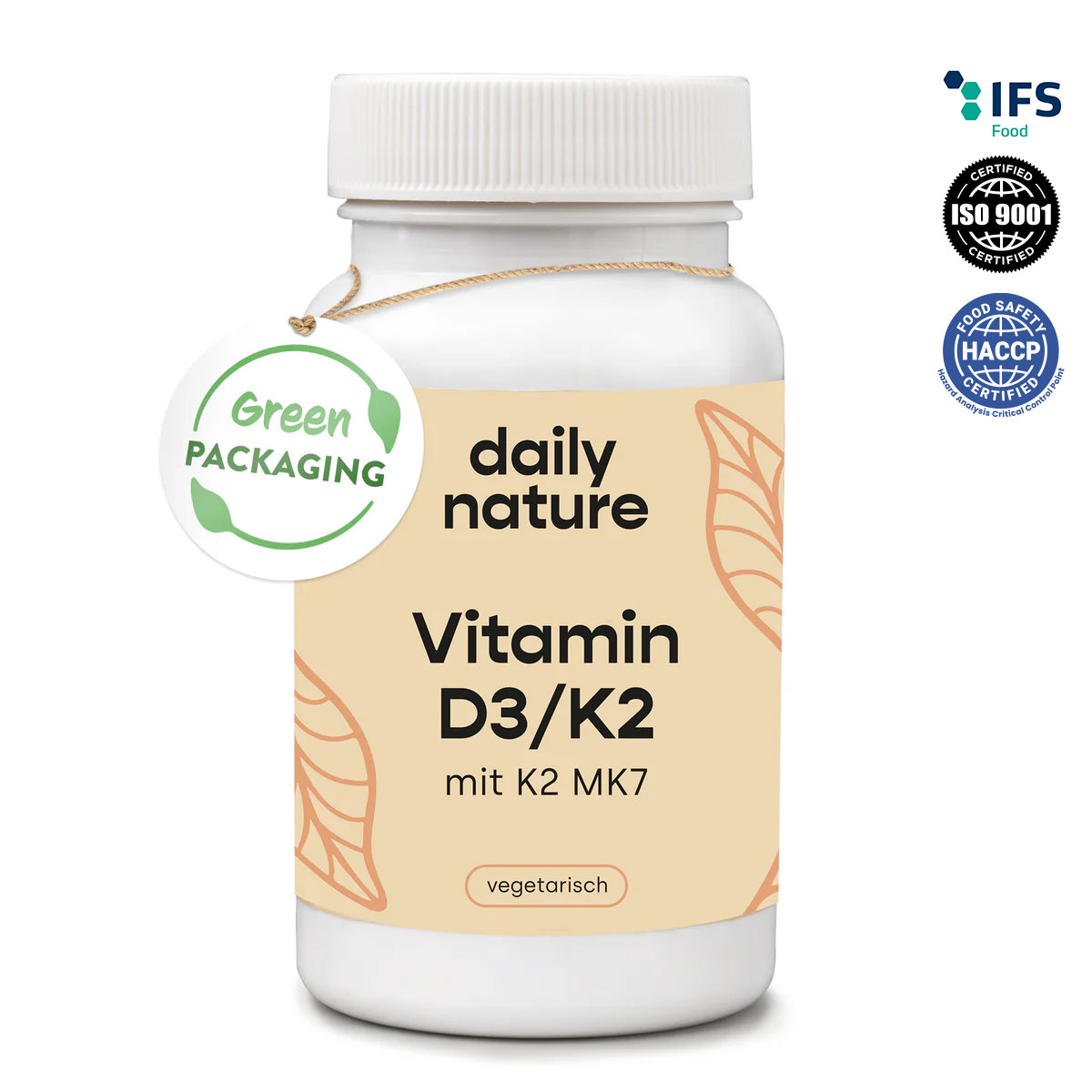 dailynature Vitamin D3 + K2 Tabletten