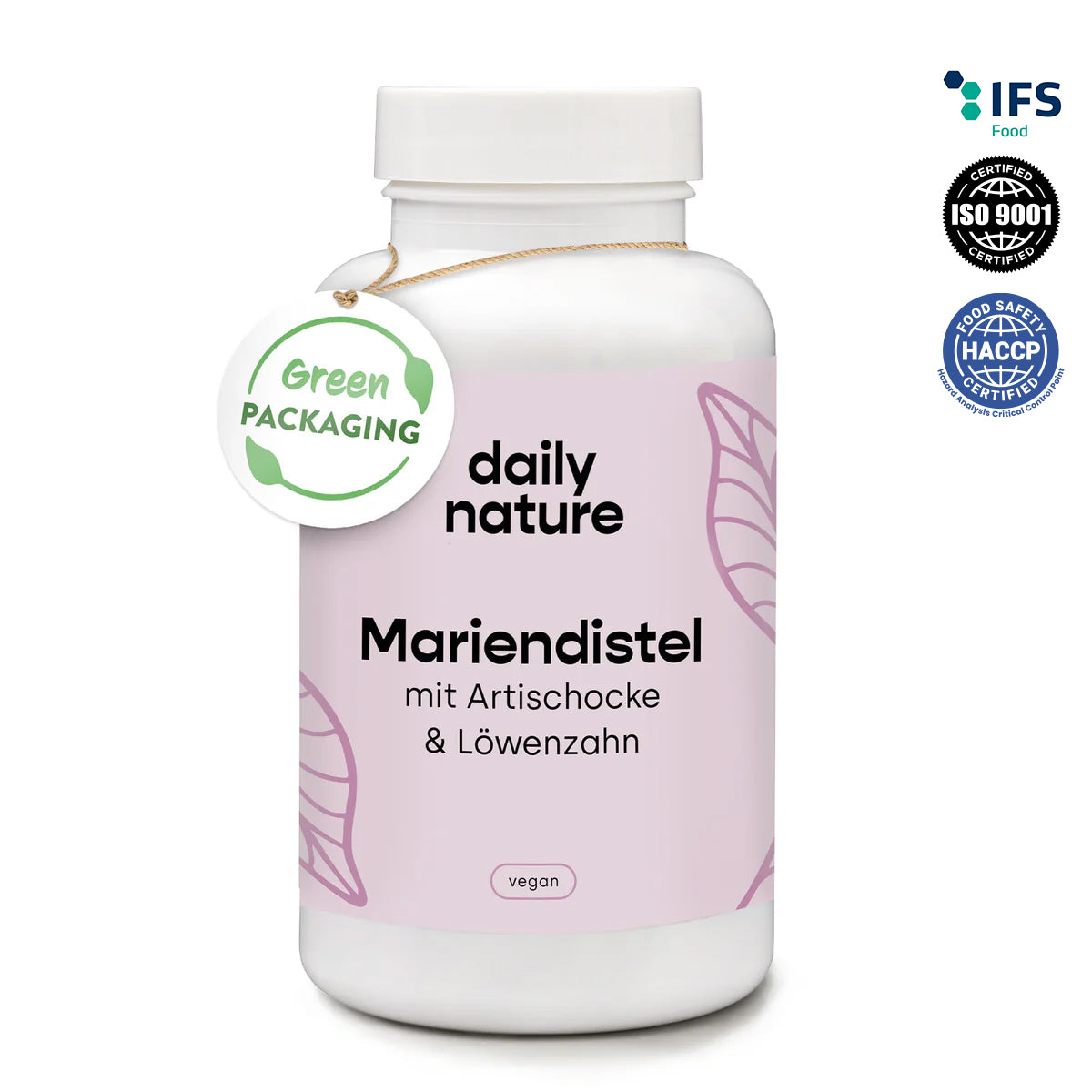 dailynature Mariendistel mit Artischocke und Löwenzahn